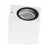 kelvo® BURANO KLV-101-0020 Φωτιστικό Τοίχου / Απλίκα για Λάμπα MR16 με Ντουί GU10 AC 220-240V Αδιάβροχο IP65 - Λευκό Ματ - Μ8 x Π8 x Υ7cm