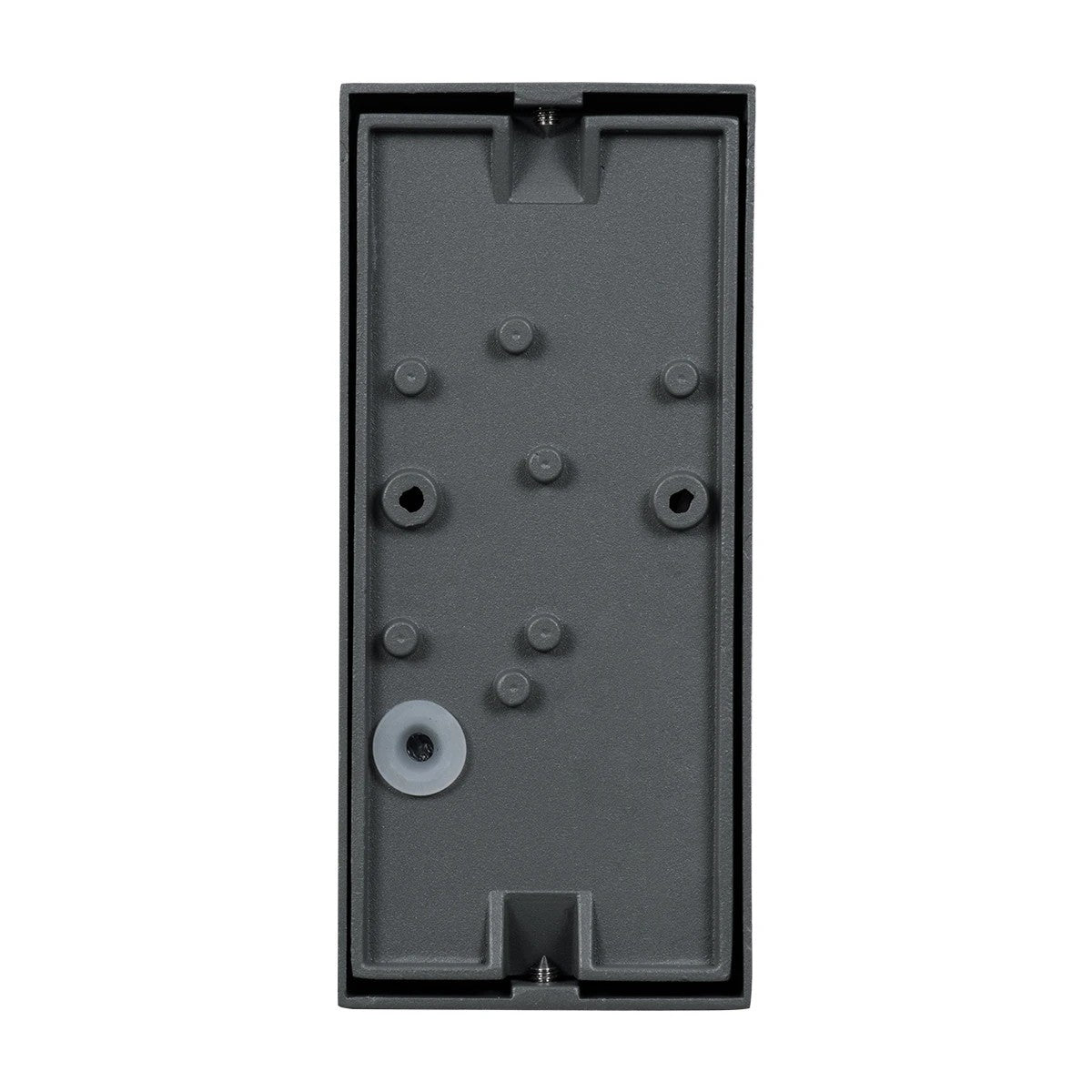 kelvo® BURANO KLV-101-0022 Φωτιστικό Τοίχου / Απλίκα για 2 Λάμπες MR16 με Ντουί GU10 AC 220-240V Αδιάβροχο IP65 - Γκρι Ανθρακί Ματ - Μ8 x Π8 x Υ15cm