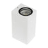 kelvo® BURANO KLV-101-0023 Φωτιστικό Τοίχου / Απλίκα για 2 Λάμπες MR16 με Ντουί GU10 AC 220-240V Αδιάβροχο IP65 - Λευκό Ματ - Μ8 x Π8 x Υ15cm - ledmania.gr