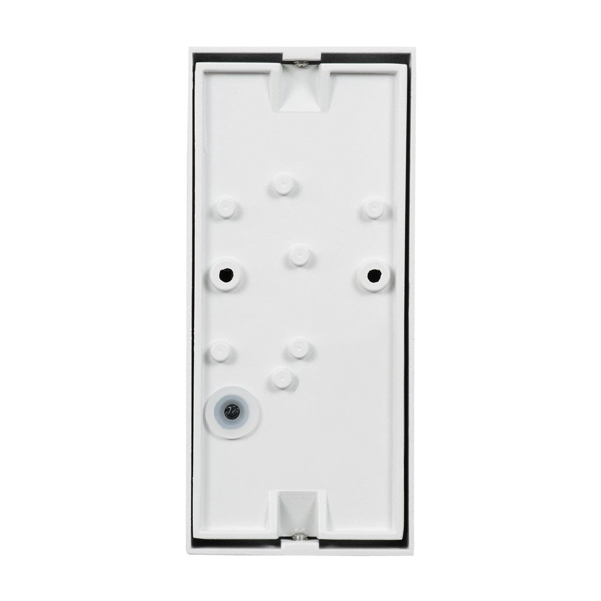 kelvo® BURANO KLV-101-0023 Φωτιστικό Τοίχου / Απλίκα για 2 Λάμπες MR16 με Ντουί GU10 AC 220-240V Αδιάβροχο IP65 - Λευκό Ματ - Μ8 x Π8 x Υ15cm - ledmania.gr