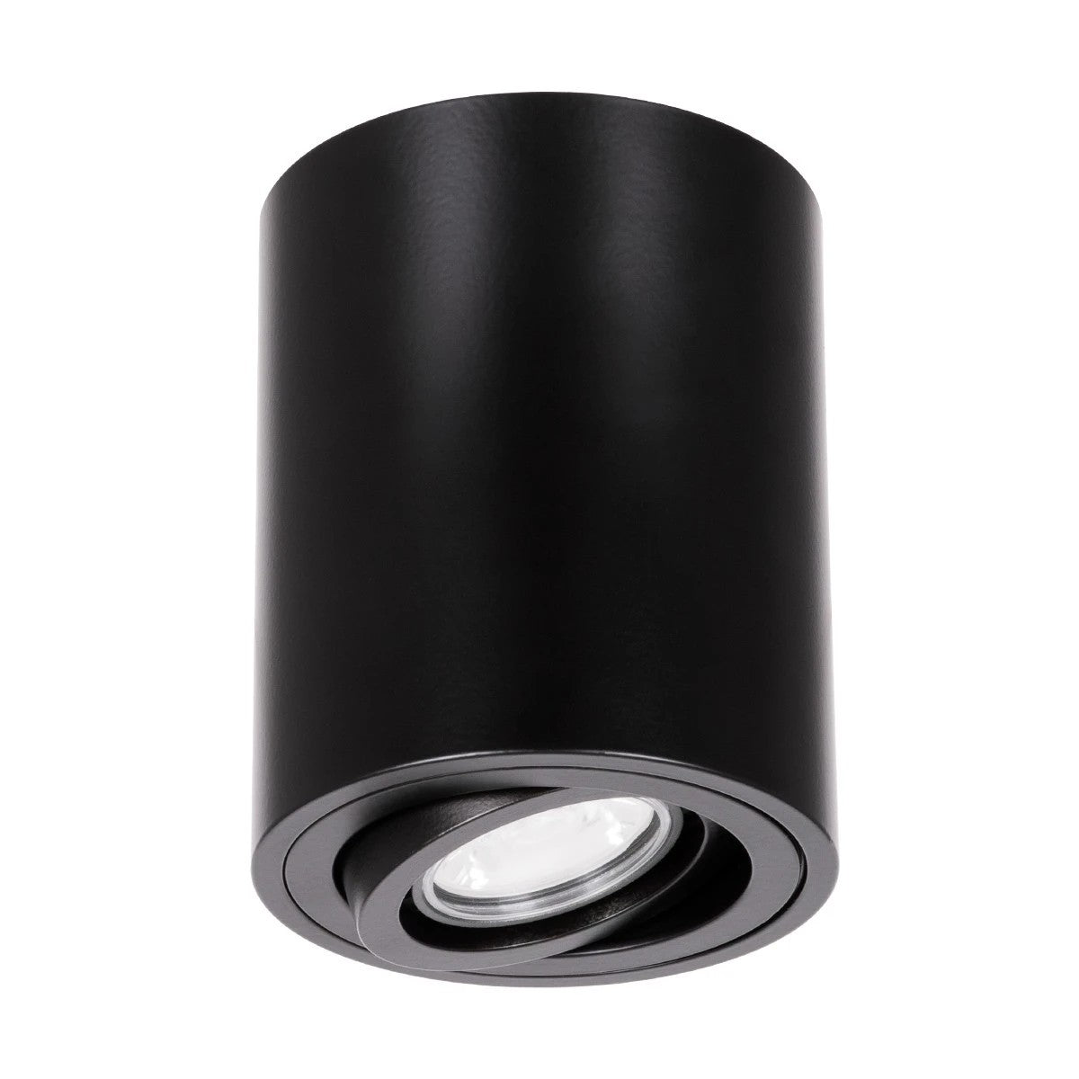 kelvo® AKIRA KLV-101-0024 Κινούμενο Φωτιστικό Downlight Σποτ για Λάμπα MR16 με Ντουί GU10 AC 220-240V IP20 - Μαύρο Ματ - Μ8 x Π8 x Υ10cm - ledmania.gr