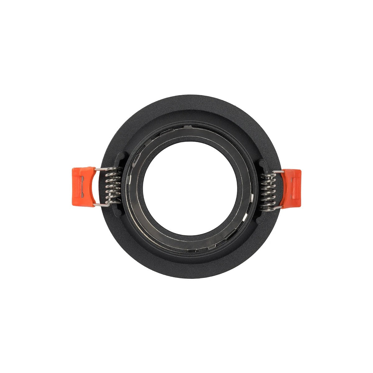kelvo® DELTA KLV-101-0032 Χωνευτό Φωτιστικό Downlight Σποτ για Λάμπα MR16 με Ντουί GU10 AC 220-240V IP20 - Μαύρο Ματ - Μ8.5 x Π8.5 x Υ3.5cm / Q7.5cm - ledmania.gr