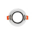 kelvo® DELTA KLV-101-0033 Χωνευτό Φωτιστικό Downlight Σποτ για Λάμπα MR16 με Ντουί GU10 AC 220-240V IP20 - Λευκό Ματ - Μ8.5 x Π8.5 x Υ3.5cm / Q7.5cm - ledmania.gr