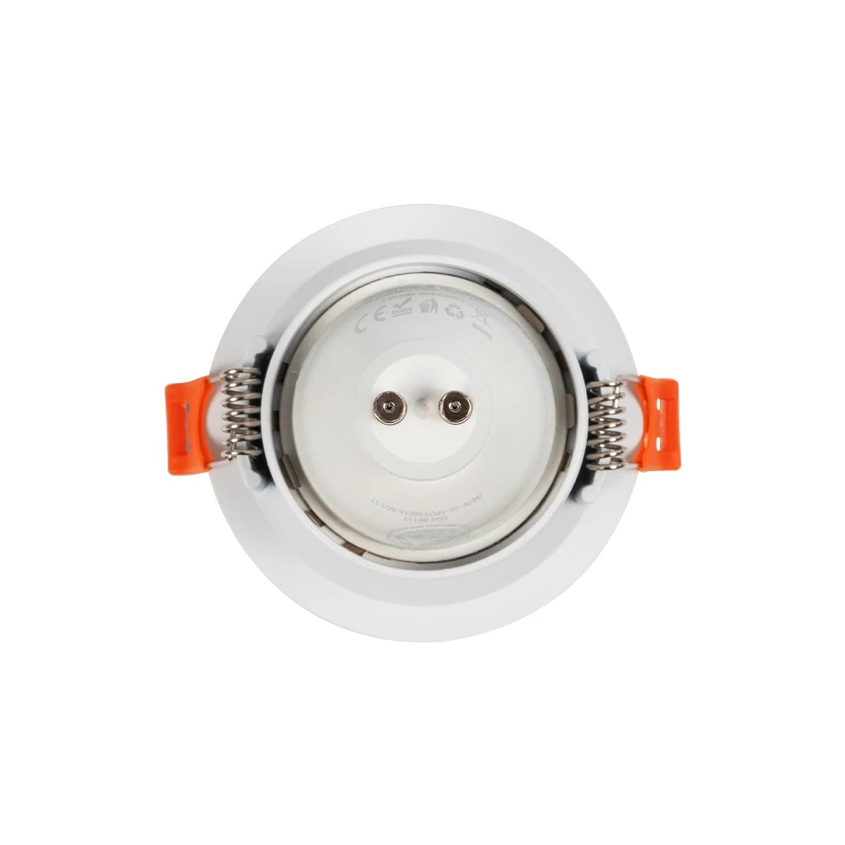 kelvo® DELTA KLV-101-0033 Χωνευτό Φωτιστικό Downlight Σποτ για Λάμπα MR16 με Ντουί GU10 AC 220-240V IP20 - Λευκό Ματ - Μ8.5 x Π8.5 x Υ3.5cm / Q7.5cm - ledmania.gr