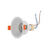kelvo® DELTA KLV-101-0033 Χωνευτό Φωτιστικό Downlight Σποτ για Λάμπα MR16 με Ντουί GU10 AC 220-240V IP20 - Λευκό Ματ - Μ8.5 x Π8.5 x Υ3.5cm / Q7.5cm - ledmania.gr