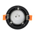 kelvo® OMICRON KLV-101-0034 Χωνευτό Φωτιστικό Downlight Σποτ για Λάμπα MR16 με Ντουί GU10 AC 220-240V IP20 - Μαύρο Ματ - Μ8.5 x Π8.5 x Υ3cm / Q7.5cm