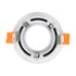 kelvo® OMICRON KLV-101-0035 Χωνευτό Φωτιστικό Downlight Σποτ για Λάμπα MR16 με Ντουί GU10 AC 220-240V IP20 - Λευκό Ματ - Μ8.5 x Π8.5 x Υ3cm / Q7.5cm - ledmania.gr