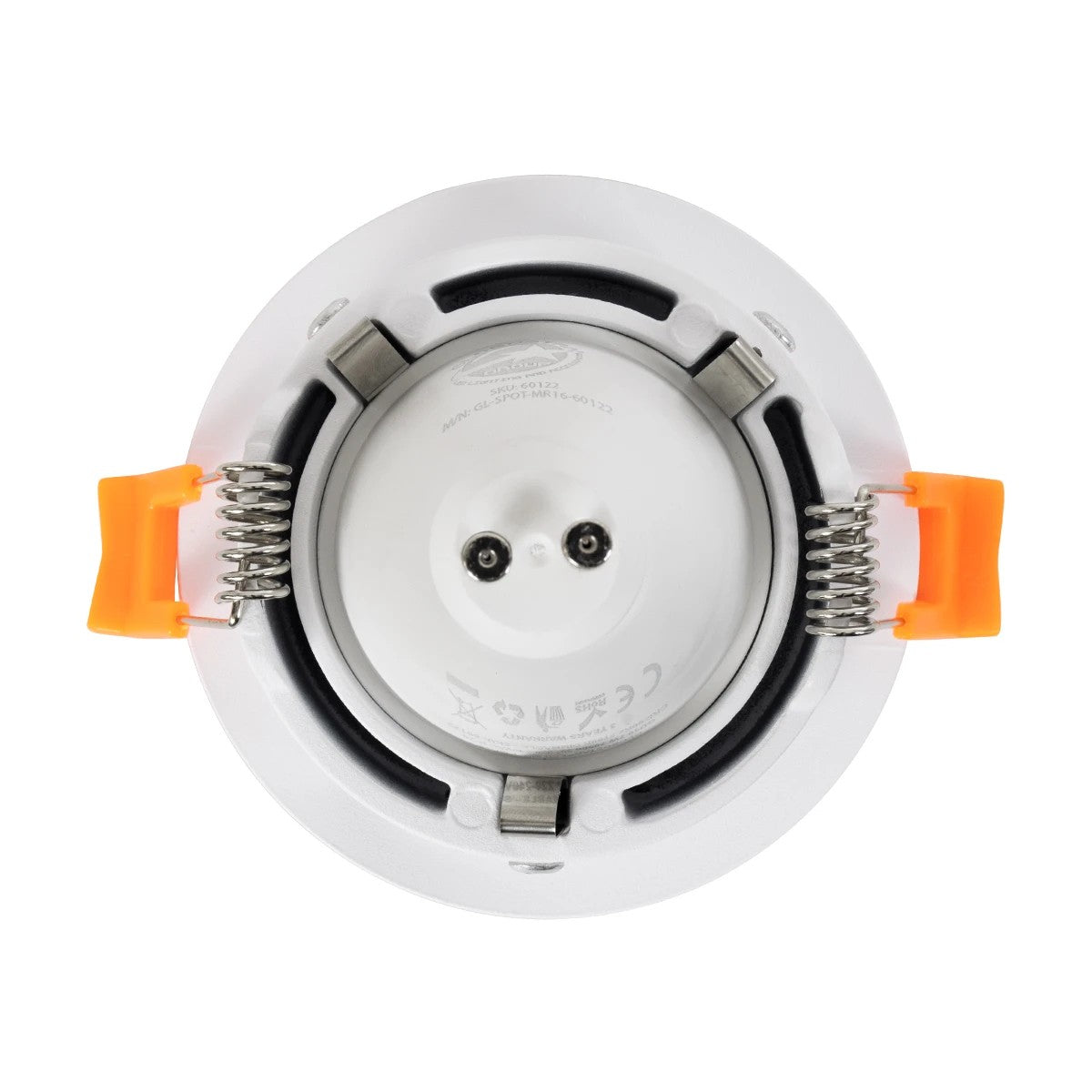 kelvo® OMICRON KLV-101-0035 Χωνευτό Φωτιστικό Downlight Σποτ για Λάμπα MR16 με Ντουί GU10 AC 220-240V IP20 - Λευκό Ματ - Μ8.5 x Π8.5 x Υ3cm / Q7.5cm - ledmania.gr