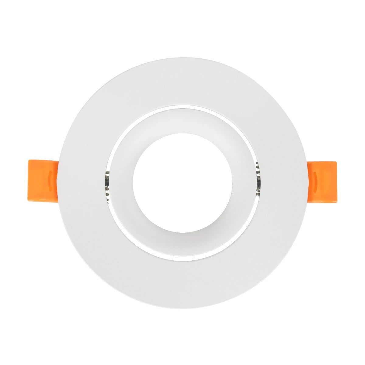 kelvo® OMEGA KLV-101-0037 Χωνευτό Κινούμενο Φωτιστικό Downlight Σποτ για Λάμπα MR16 με Ντουί GU10 AC 220-240V IP20 - Λευκό Ματ - Μ10.5 x Π10.5 x Υ2.2cm / Q7.5cm - ledmania.gr