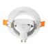 kelvo® OMEGA KLV-101-0037 Χωνευτό Κινούμενο Φωτιστικό Downlight Σποτ για Λάμπα MR16 με Ντουί GU10 AC 220-240V IP20 - Λευκό Ματ - Μ10.5 x Π10.5 x Υ2.2cm / Q7.5cm - ledmania.gr