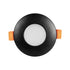 kelvo® KAPA KLV-101-0038 Χωνευτό Φωτιστικό Downlight Σποτ Μπάνιου για Λάμπα MR16 με Ντουί GU10 AC 220-240V Αδιάβροχο IP65 - Μαύρο Ματ - Μ8.5 x Π8.5 x Υ4.2cm / Q7.5cm - ledmania.gr