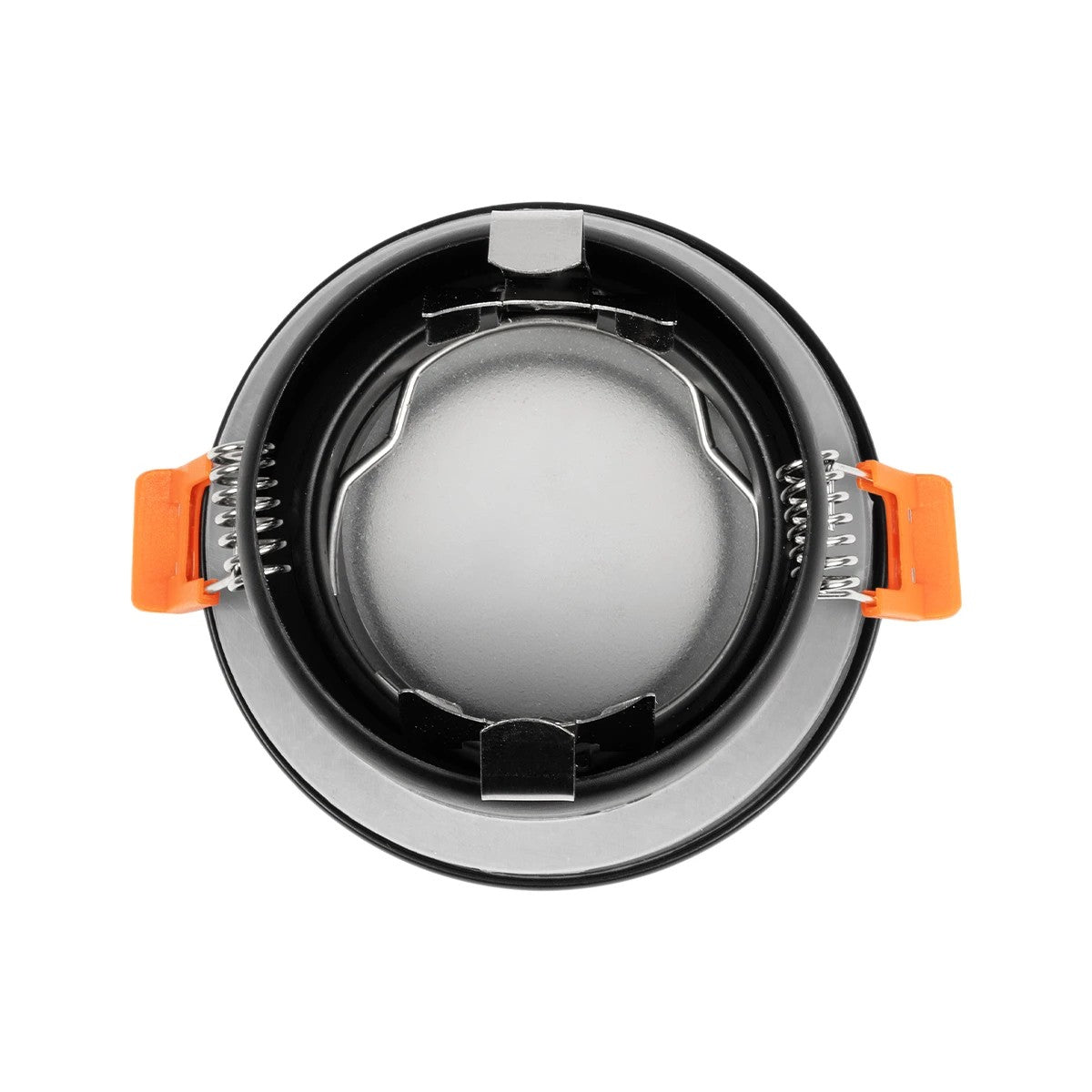 kelvo® KAPA KLV-101-0038 Χωνευτό Φωτιστικό Downlight Σποτ Μπάνιου για Λάμπα MR16 με Ντουί GU10 AC 220-240V Αδιάβροχο IP65 - Μαύρο Ματ - Μ8.5 x Π8.5 x Υ4.2cm / Q7.5cm - ledmania.gr