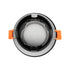 kelvo® KAPA KLV-101-0038 Χωνευτό Φωτιστικό Downlight Σποτ Μπάνιου για Λάμπα MR16 με Ντουί GU10 AC 220-240V Αδιάβροχο IP65 - Μαύρο Ματ - Μ8.5 x Π8.5 x Υ4.2cm / Q7.5cm - ledmania.gr