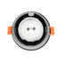 kelvo® KAPA KLV-101-0038 Χωνευτό Φωτιστικό Downlight Σποτ Μπάνιου για Λάμπα MR16 με Ντουί GU10 AC 220-240V Αδιάβροχο IP65 - Μαύρο Ματ - Μ8.5 x Π8.5 x Υ4.2cm / Q7.5cm - ledmania.gr