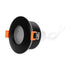 kelvo® KAPA KLV-101-0038 Χωνευτό Φωτιστικό Downlight Σποτ Μπάνιου για Λάμπα MR16 με Ντουί GU10 AC 220-240V Αδιάβροχο IP65 - Μαύρο Ματ - Μ8.5 x Π8.5 x Υ4.2cm / Q7.5cm - ledmania.gr