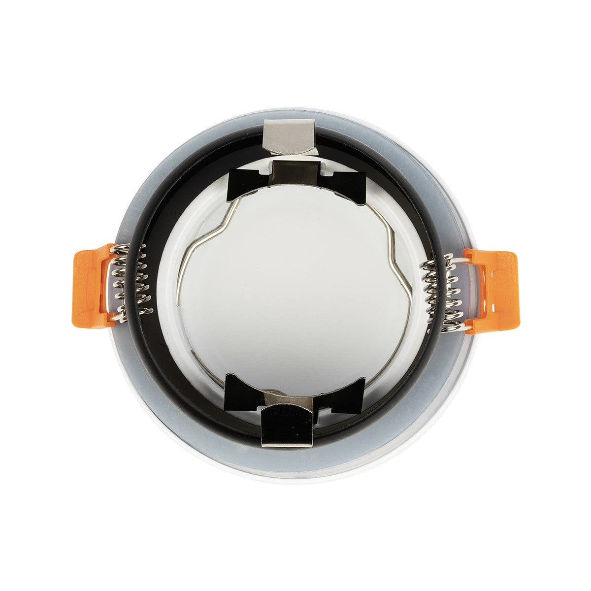 kelvo® KAPA KLV-101-0039 Χωνευτό Φωτιστικό Downlight Σποτ Μπάνιου για Λάμπα MR16 με Ντουί GU10 AC 220-240V Αδιάβροχο IP65 - Λευκό Ματ - Μ8.5 x Π8.5 x Υ4.2cm / Q7.5cm - ledmania.gr