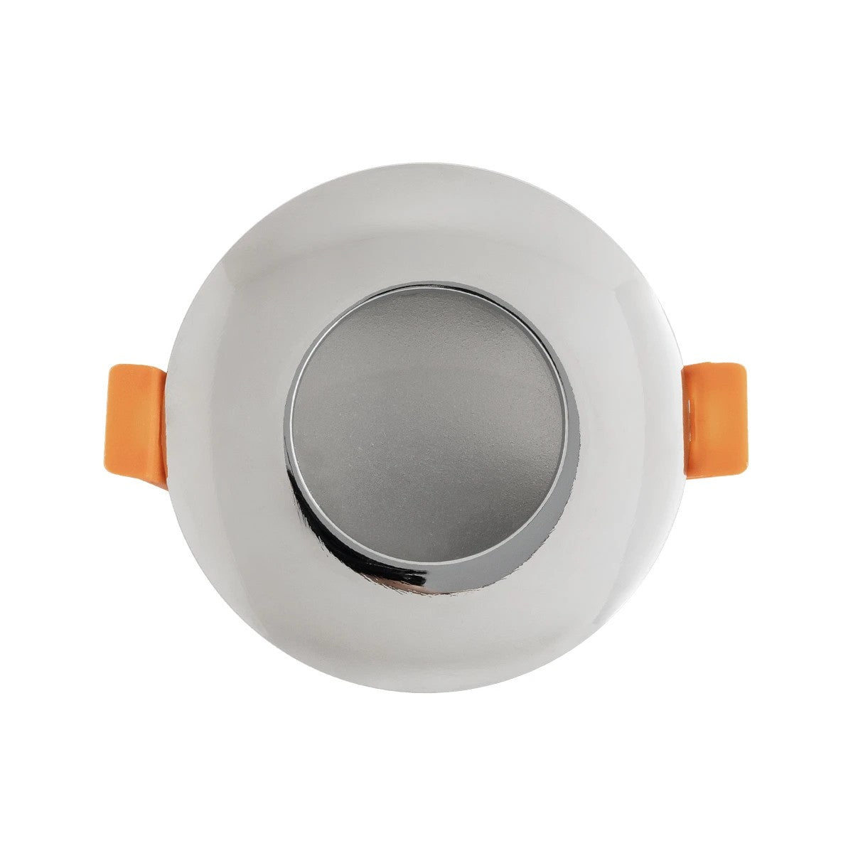 kelvo® KAPA KLV-101-0040 Χωνευτό Φωτιστικό Downlight Σποτ Μπάνιου για Λάμπα MR16 με Ντουί GU10 AC 220-240V Αδιάβροχο IP65 - Νίκελ Χρώμιο - Μ8.5 x Π8.5 x Υ4.2cm / Q7.5cm - ledmania.gr