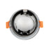 kelvo® KAPA KLV-101-0040 Χωνευτό Φωτιστικό Downlight Σποτ Μπάνιου για Λάμπα MR16 με Ντουί GU10 AC 220-240V Αδιάβροχο IP65 - Νίκελ Χρώμιο - Μ8.5 x Π8.5 x Υ4.2cm / Q7.5cm - ledmania.gr