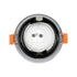 kelvo® KAPA KLV-101-0040 Χωνευτό Φωτιστικό Downlight Σποτ Μπάνιου για Λάμπα MR16 με Ντουί GU10 AC 220-240V Αδιάβροχο IP65 - Νίκελ Χρώμιο - Μ8.5 x Π8.5 x Υ4.2cm / Q7.5cm - ledmania.gr