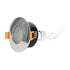 kelvo® KAPA KLV-101-0040 Χωνευτό Φωτιστικό Downlight Σποτ Μπάνιου για Λάμπα MR16 με Ντουί GU10 AC 220-240V Αδιάβροχο IP65 - Νίκελ Χρώμιο - Μ8.5 x Π8.5 x Υ4.2cm / Q7.5cm - ledmania.gr