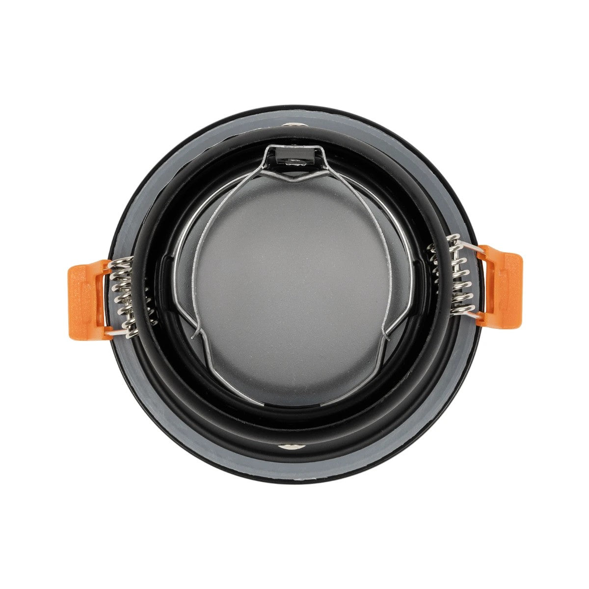 kelvo® SIGMA KLV-101-0041 Χωνευτό Φωτιστικό Downlight Σποτ Μπάνιου για Λάμπα MR16 με Ντουί GU10 AC 220-240V Αδιάβροχο IP65 - Μαύρο Ματ - Μ8.5 x Π8.5 x Υ4.4cm / Q7.5cm - ledmania.gr