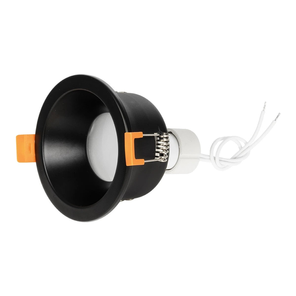 kelvo® SIGMA KLV-101-0041 Χωνευτό Φωτιστικό Downlight Σποτ Μπάνιου για Λάμπα MR16 με Ντουί GU10 AC 220-240V Αδιάβροχο IP65 - Μαύρο Ματ - Μ8.5 x Π8.5 x Υ4.4cm / Q7.5cm - ledmania.gr
