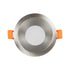kelvo® SIGMA KLV-101-0043 Χωνευτό Φωτιστικό Downlight Σποτ Μπάνιου για Λάμπα MR16 με Ντουί GU10 AC 220-240V Αδιάβροχο IP65 - Νίκελ Βούρτσας - Μ8.5 x Π8.5 x Υ4.4cm / Q7.5cm - ledmania.gr