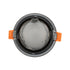 kelvo® SIGMA KLV-101-0043 Χωνευτό Φωτιστικό Downlight Σποτ Μπάνιου για Λάμπα MR16 με Ντουί GU10 AC 220-240V Αδιάβροχο IP65 - Νίκελ Βούρτσας - Μ8.5 x Π8.5 x Υ4.4cm / Q7.5cm - ledmania.gr