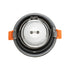 kelvo® SIGMA KLV-101-0043 Χωνευτό Φωτιστικό Downlight Σποτ Μπάνιου για Λάμπα MR16 με Ντουί GU10 AC 220-240V Αδιάβροχο IP65 - Νίκελ Βούρτσας - Μ8.5 x Π8.5 x Υ4.4cm / Q7.5cm - ledmania.gr