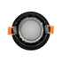 kelvo® LAMDA KLV-101-0044 Χωνευτό Φωτιστικό Downlight Σποτ Μπάνιου για Λάμπα MR16 με Ντουί GU10 AC 220-240V Αδιάβροχο IP65 - Μαύρο Ματ - Μ8.5 x Π8.5 x Υ3.5cm / Q7.5cm - ledmania.gr