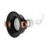kelvo® LAMDA KLV-101-0044 Χωνευτό Φωτιστικό Downlight Σποτ Μπάνιου για Λάμπα MR16 με Ντουί GU10 AC 220-240V Αδιάβροχο IP65 - Μαύρο Ματ - Μ8.5 x Π8.5 x Υ3.5cm / Q7.5cm - ledmania.gr