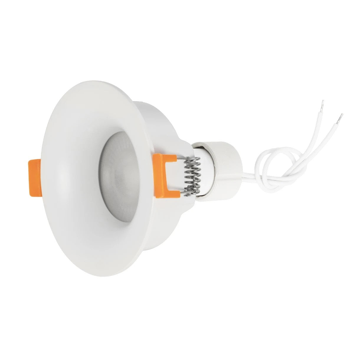 kelvo® LAMDA KLV-101-0045 Χωνευτό Φωτιστικό Downlight Σποτ Μπάνιου για Λάμπα MR16 με Ντουί GU10 AC 220-240V Αδιάβροχο IP65 - Λευκό Ματ - Μ8.5 x Π8.5 x Υ3.5cm / Q7.5cm - ledmania.gr