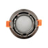 kelvo® LAMDA KLV-101-0046 Χωνευτό Φωτιστικό Downlight Σποτ Μπάνιου για Λάμπα MR16 με Ντουί GU10 AC 220-240V Αδιάβροχο IP65 - Νίκελ Βούρτσας - Μ8.5 x Π8.5 x Υ3.5cm / Q7.5cm - ledmania.gr