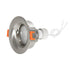kelvo® LAMDA KLV-101-0046 Χωνευτό Φωτιστικό Downlight Σποτ Μπάνιου για Λάμπα MR16 με Ντουί GU10 AC 220-240V Αδιάβροχο IP65 - Νίκελ Βούρτσας - Μ8.5 x Π8.5 x Υ3.5cm / Q7.5cm - ledmania.gr