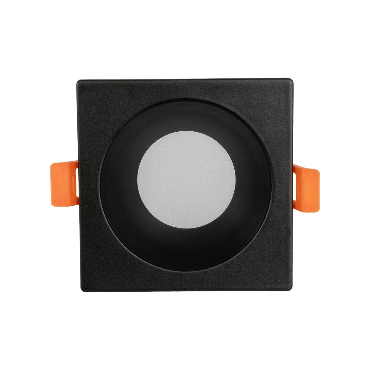 kelvo® EPSILON KLV-101-0047 Χωνευτό Φωτιστικό Downlight Σποτ Μπάνιου για Λάμπα MR16 με Ντουί GU10 AC 220-240V Αδιάβροχο IP65 - Μαύρο Ματ - Μ8.5 x Π8.5 x Υ4.4cm / Q7.5cm x 7.5cm - ledmania.gr