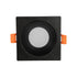 kelvo® EPSILON KLV-101-0047 Χωνευτό Φωτιστικό Downlight Σποτ Μπάνιου για Λάμπα MR16 με Ντουί GU10 AC 220-240V Αδιάβροχο IP65 - Μαύρο Ματ - Μ8.5 x Π8.5 x Υ4.4cm / Q7.5cm x 7.5cm - ledmania.gr
