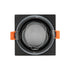 kelvo® EPSILON KLV-101-0047 Χωνευτό Φωτιστικό Downlight Σποτ Μπάνιου για Λάμπα MR16 με Ντουί GU10 AC 220-240V Αδιάβροχο IP65 - Μαύρο Ματ - Μ8.5 x Π8.5 x Υ4.4cm / Q7.5cm x 7.5cm - ledmania.gr