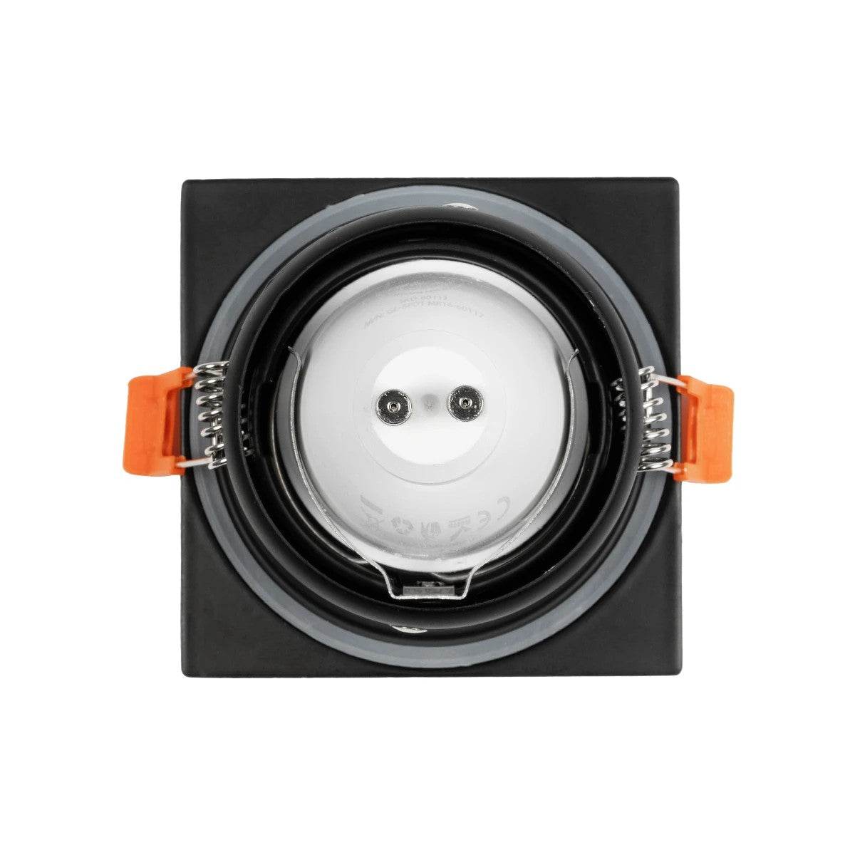 kelvo® EPSILON KLV-101-0047 Χωνευτό Φωτιστικό Downlight Σποτ Μπάνιου για Λάμπα MR16 με Ντουί GU10 AC 220-240V Αδιάβροχο IP65 - Μαύρο Ματ - Μ8.5 x Π8.5 x Υ4.4cm / Q7.5cm x 7.5cm - ledmania.gr