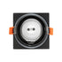 kelvo® EPSILON KLV-101-0047 Χωνευτό Φωτιστικό Downlight Σποτ Μπάνιου για Λάμπα MR16 με Ντουί GU10 AC 220-240V Αδιάβροχο IP65 - Μαύρο Ματ - Μ8.5 x Π8.5 x Υ4.4cm / Q7.5cm x 7.5cm - ledmania.gr