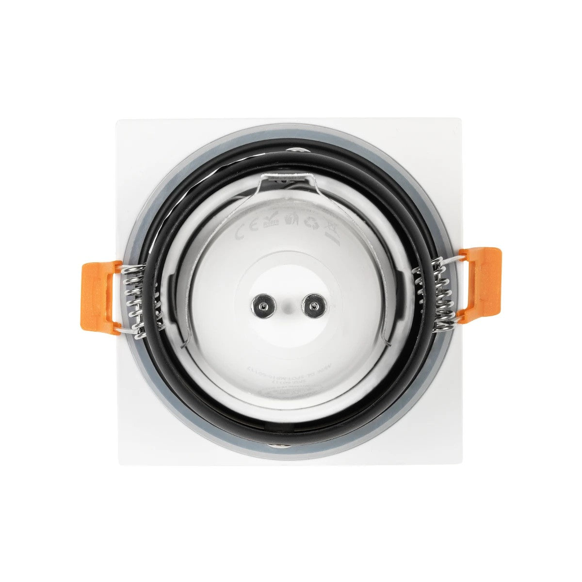 kelvo® EPSILON KLV-101-0048 Χωνευτό Φωτιστικό Downlight Σποτ Μπάνιου για Λάμπα MR16 με Ντουί GU10 AC 220-240V Αδιάβροχο IP65 - Λευκό Ματ - Μ8.5 x Π8.5 x Υ4.4cm / Q7.5cm x 7.5cm - ledmania.gr