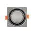 kelvo® EPSILON KLV-101-0049 Χωνευτό Φωτιστικό Downlight Σποτ Μπάνιου για Λάμπα MR16 με Ντουί GU10 AC 220-240V Αδιάβροχο IP65 - Νίκελ Βούρτσας - Μ8.5 x Π8.5 x Υ4.4cm / Q7.5cm x 7.5cm - ledmania.gr