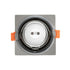 kelvo® EPSILON KLV-101-0049 Χωνευτό Φωτιστικό Downlight Σποτ Μπάνιου για Λάμπα MR16 με Ντουί GU10 AC 220-240V Αδιάβροχο IP65 - Νίκελ Βούρτσας - Μ8.5 x Π8.5 x Υ4.4cm / Q7.5cm x 7.5cm - ledmania.gr