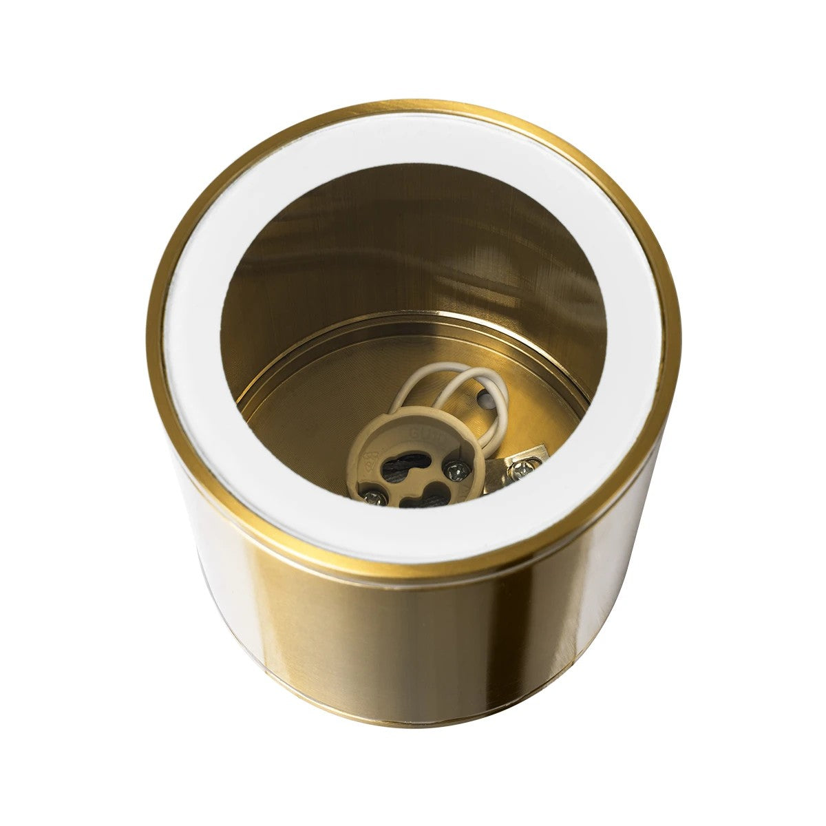 kelvo® MARETTI KLV-101-0058 Φωτιστικό Downlight Σποτ για Λάμπα MR16 με Ντουί GU10 AC 220-240V Αδιάβροχο IP65 - Χρυσό Πλατίνα - Μ9 x Π9 x Υ9cm - ledmania.gr