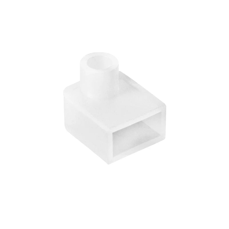 kelvo® NEONPRO KLV-101-0064 Γωνιακή Τάπα Σύνδεσης Τροφοδοσίας για Neon Flex Αδιάβροχο IP65 - Μ1.4 x Π1.7 x Υ1.4cm - ledmania.gr