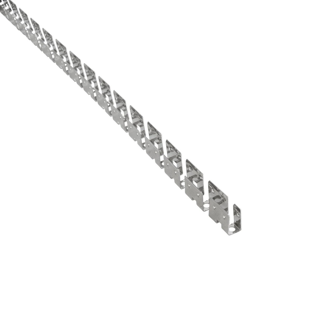 kelvo® NEONPRO KLV-101-0069 Εύκαμπτη Βάση Στήριξης για Neon Flex - Νίκελ Χρώμιο - Μ1000 x Π0.7 x Υ1.2cm - Ρολό 10 Μέτρων - ledmania.gr