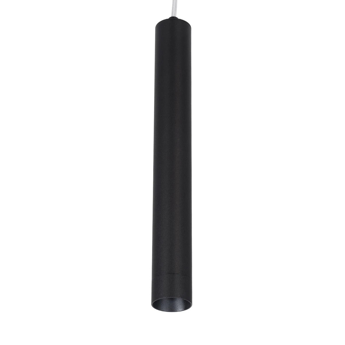 kelvo® CANAL KLV-101-0070 Κρεμαστό Φωτιστικό Οροφής LED 7W 700lm 36° AC 220-240V IP20 Θερμό Λευκό 2700K - Bridgelux COB Chip & TÜV SÜD Driver - Μαύρο Ματ - Μ4 x Π4 x Υ30cm - 5 Χρόνια Εγγύηση - ledmania.gr