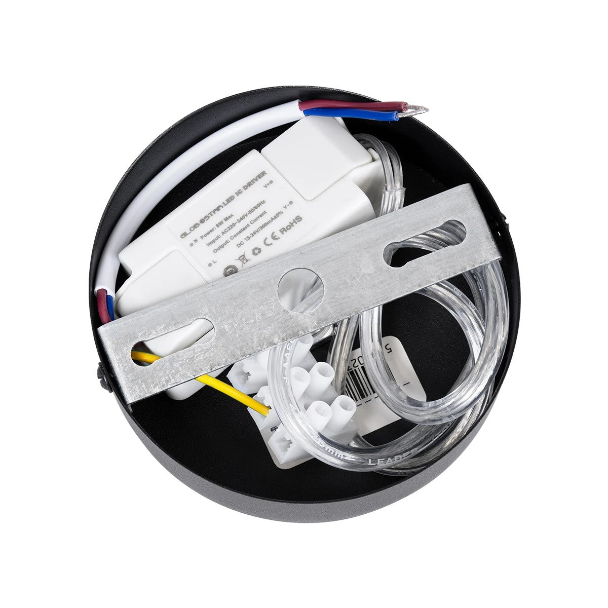 kelvo® CANAL KLV-101-0070 Κρεμαστό Φωτιστικό Οροφής LED 7W 700lm 36° AC 220-240V IP20 Θερμό Λευκό 2700K - Bridgelux COB Chip & TÜV SÜD Driver - Μαύρο Ματ - Μ4 x Π4 x Υ30cm - 5 Χρόνια Εγγύηση - ledmania.gr