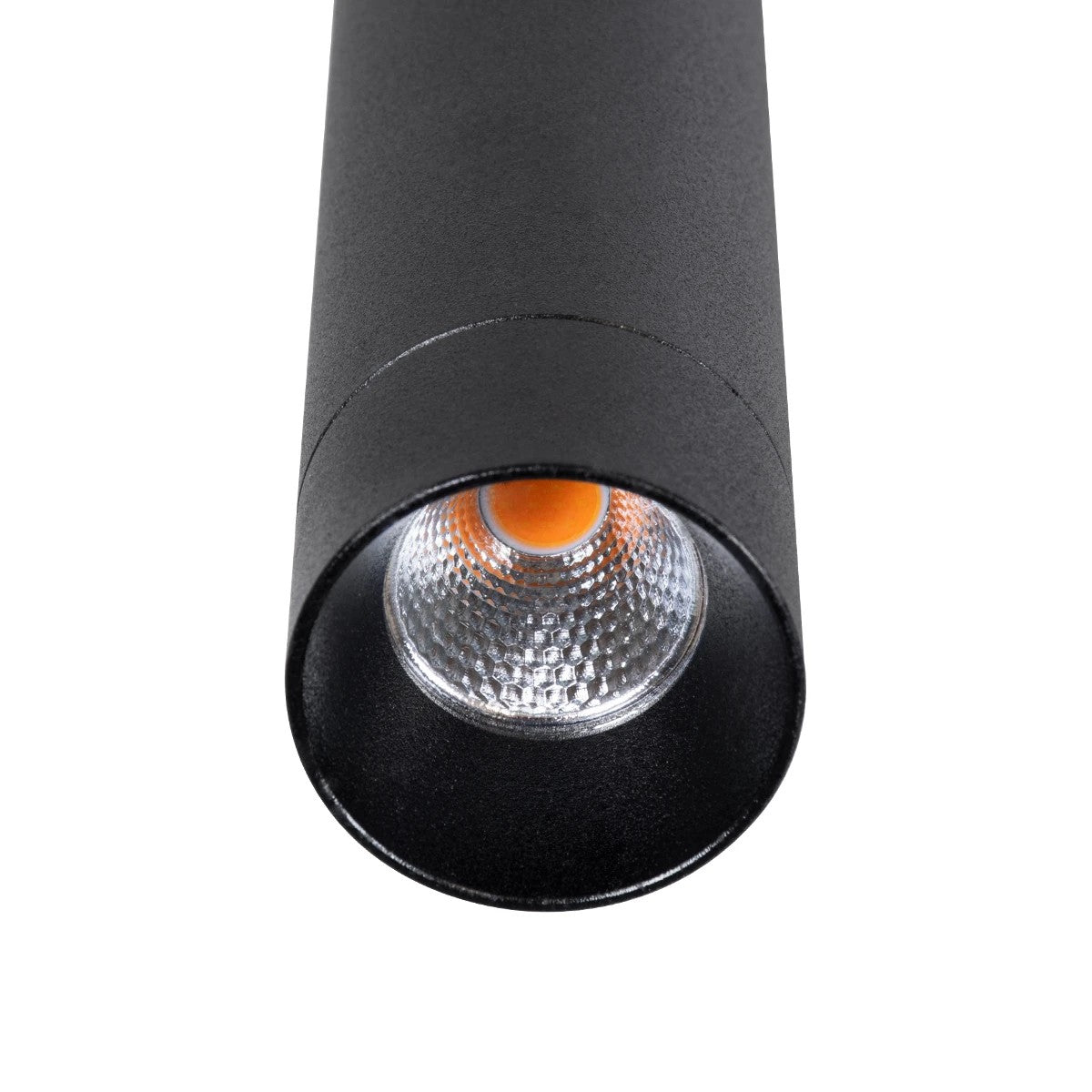 kelvo® CANAL KLV-101-0071 Κρεμαστό Φωτιστικό Οροφής LED 7W 700lm 36° AC 220-240V IP20 Θερμό Λευκό 2700K - Bridgelux COB Chip & TÜV SÜD Driver - Μαύρο Ματ - Μ4 x Π4 x Υ40cm - 5 Χρόνια Εγγύηση - ledmania.gr