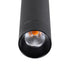 kelvo® CANAL KLV-101-0071 Κρεμαστό Φωτιστικό Οροφής LED 7W 700lm 36° AC 220-240V IP20 Θερμό Λευκό 2700K - Bridgelux COB Chip & TÜV SÜD Driver - Μαύρο Ματ - Μ4 x Π4 x Υ40cm - 5 Χρόνια Εγγύηση - ledmania.gr