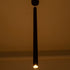 kelvo® CANAL KLV-101-0073 Κρεμαστό Φωτιστικό Οροφής LED 7W 700lm 36° AC 220-240V IP20 Θερμό Λευκό 2700K - Bridgelux COB Chip & TÜV SÜD Driver - Μαύρο Ματ - Μ4 x Π4 x Υ80cm - 5 Χρόνια Εγγύηση - ledmania.gr